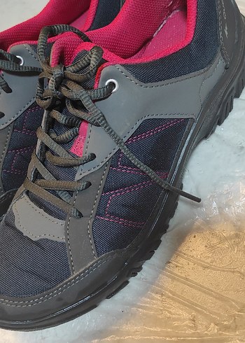 Gri Kadın Spor Ayakkabısı Detaylı - Görsel 2