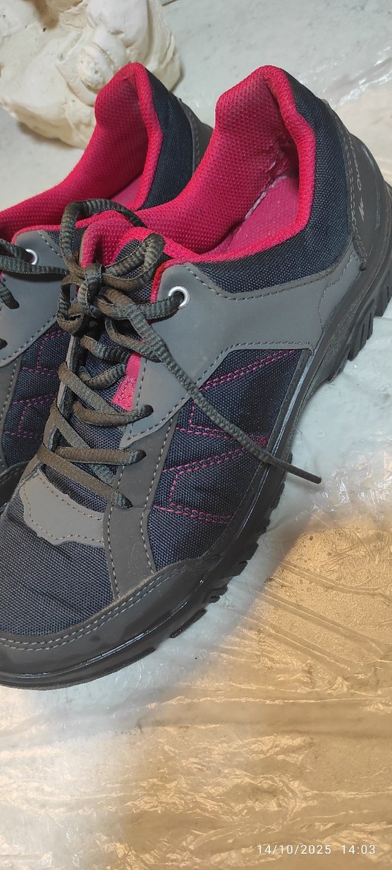 Gri Kadın Spor Ayakkabısı Detaylı - Görsel 2