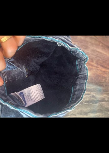 Gri Nakışlı Erkek Çocuk Kot Pantolon - Görsel 4