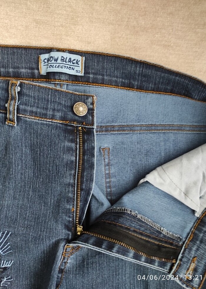 Kadın kot pantalon. - Görsel 5