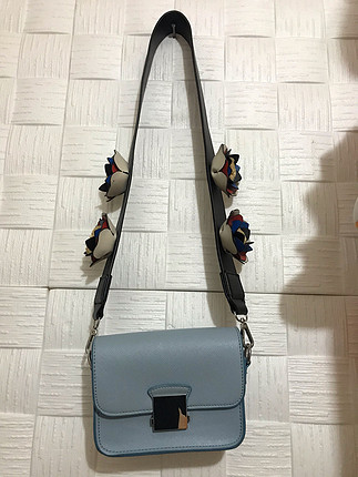 Zara Zara çiçekli çanta