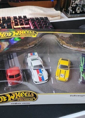 Hot wheels premium dioroma porsche