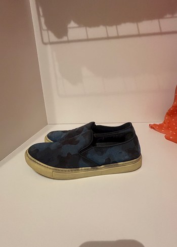 Hotiç Kadın Mavi Kamuflaj Espadril - Görsel 5