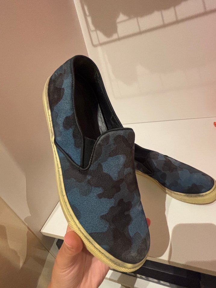 Hotiç Kadın Mavi Kamuflaj Espadril - Görsel 2