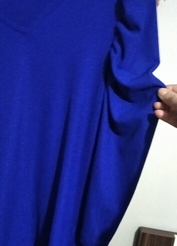 44 BRDEN SAKS MAVİSİ BLUZ 
