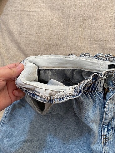 52 Beden mavi Renk Mom jeans