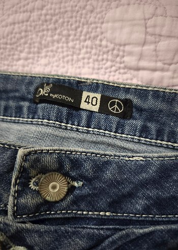 Koton Düğmeli Mini Denim Kot Şort