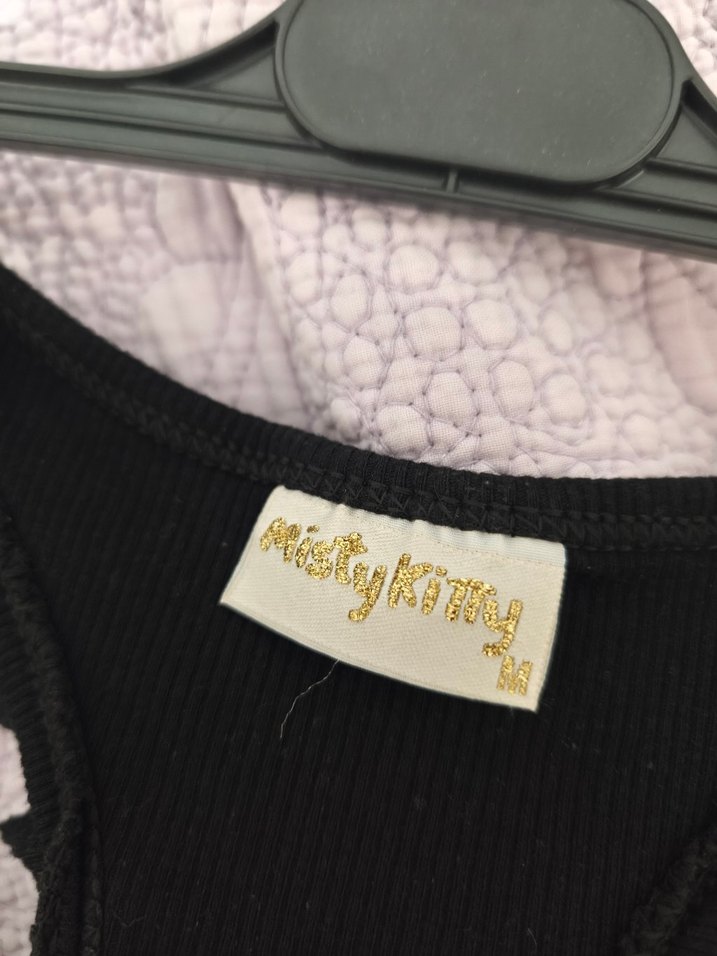 Kolları Fırfır Detaylı Fitilli Kadın Atlet Siyah - Görsel 3