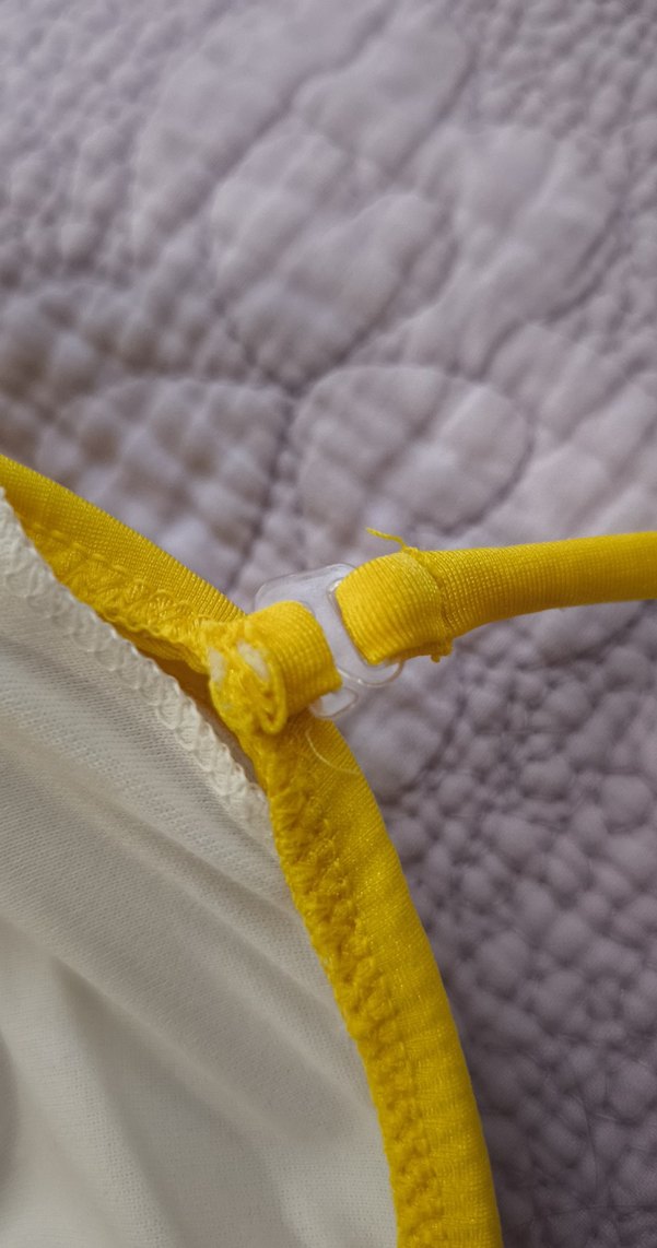 Sarı İpli Boyundan Bağlamalı Bikini Takımı - Görsel 5