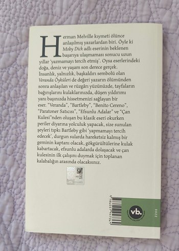 Öykü Kitabı | Veranda Öyküleri - Herman Melville - Görsel 2