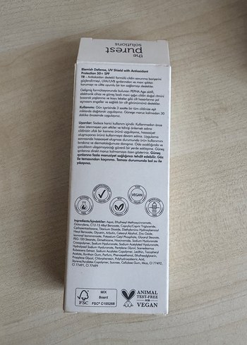 The purest Güneş Koruyucu SPF 50 - Görsel 6