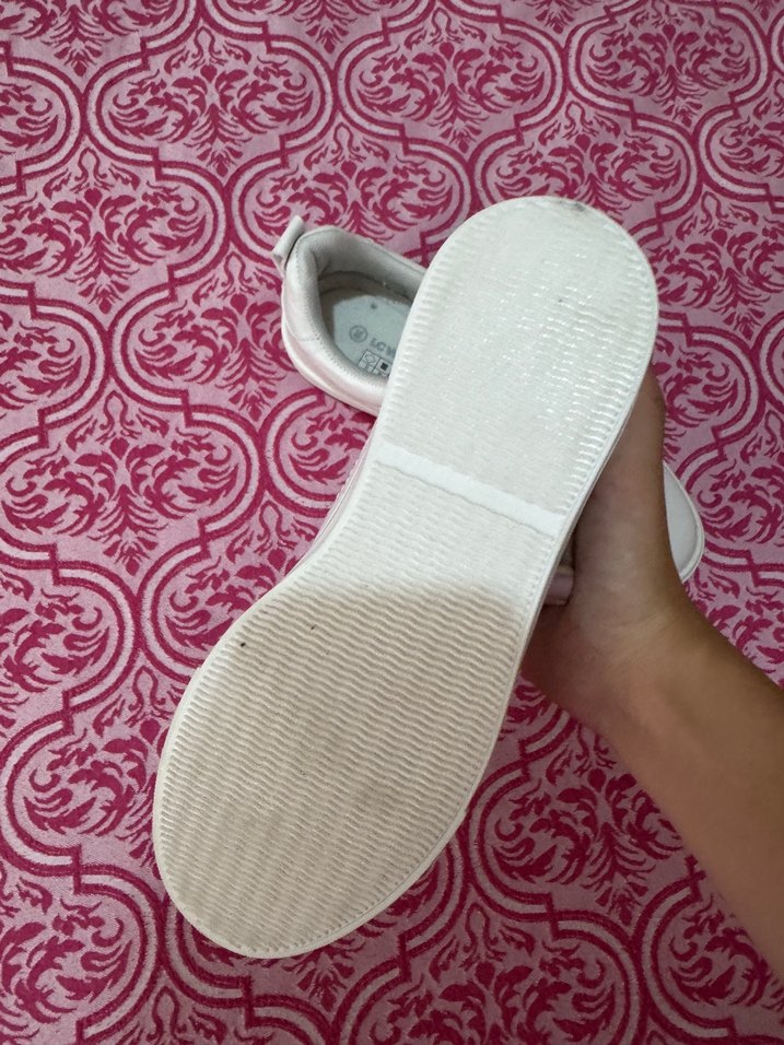 Beyaz Bağcıklı Kadın Sneaker - Görsel 4