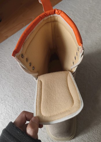 Turuncu Detaylı Süet Postal Bot - Görsel 15