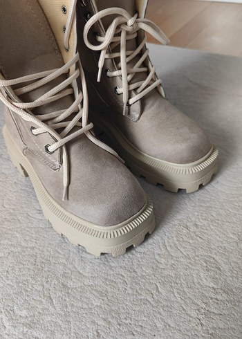 Turuncu Detaylı Süet Postal Bot - Görsel 12