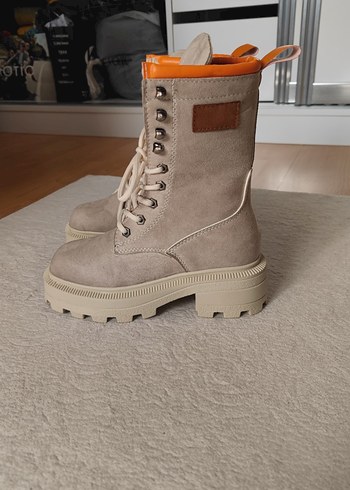 Turuncu Detaylı Süet Postal Bot - Görsel 13