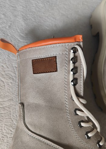 Turuncu Detaylı Süet Postal Bot - Görsel 14