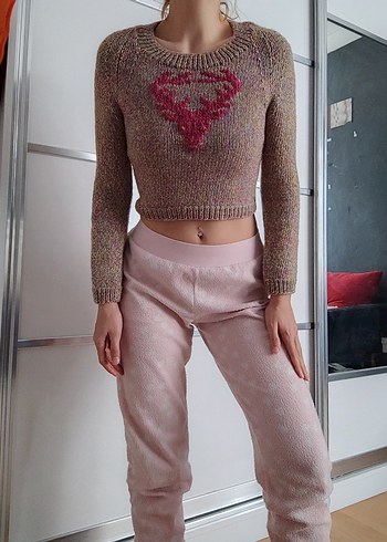 yün handmade kazak y2k - Görsel 7