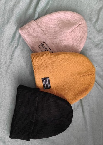 toz pembe hardal sarısı siyah bere kırmızı kedi bere - Görsel 7