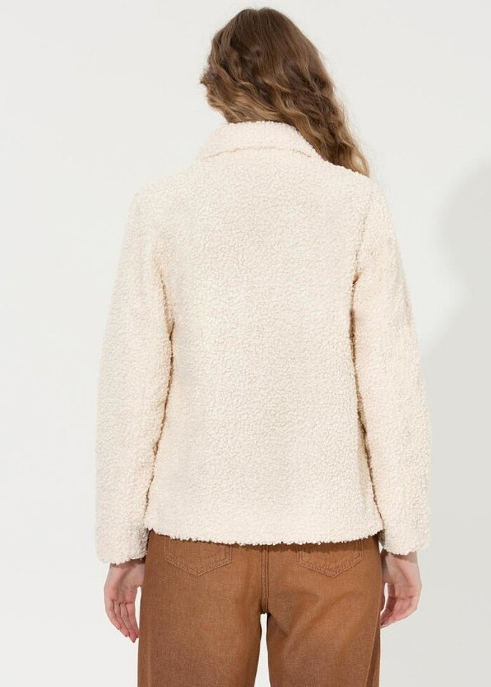 Buklet ekru ceket  - Görsel 5