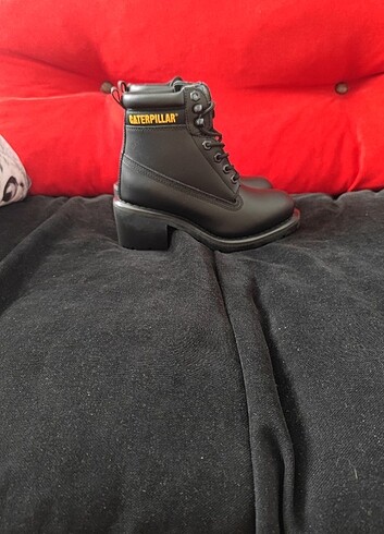 Caterpillar Ottawa Kadın Siyah Deri Bot - Görsel 8