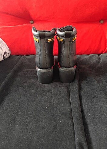 Caterpillar Ottawa Kadın Siyah Deri Bot - Görsel 7