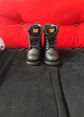 Caterpillar Ottawa Kadın Siyah Deri Bot - Görsel 11