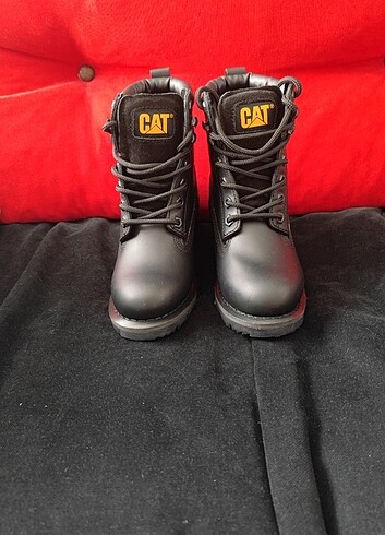 Caterpillar Ottawa Kadın Siyah Deri Bot - Görsel 6