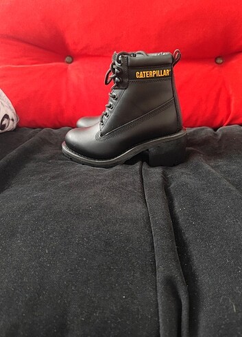 Caterpillar Ottawa Kadın Siyah Deri Bot - Görsel 9