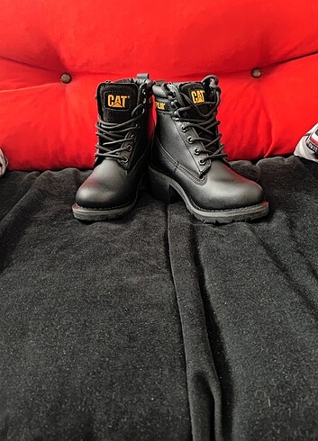 Caterpillar Ottawa Kadın Siyah Deri Bot - Görsel 10