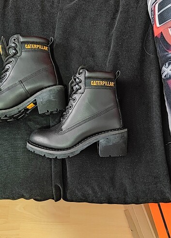 Caterpillar Ottawa Kadın Siyah Deri Bot - Görsel 20