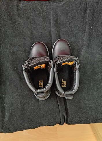 Caterpillar Ottawa Kadın Siyah Deri Bot - Görsel 17