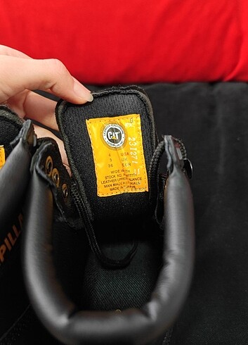 Caterpillar Ottawa Kadın Siyah Deri Bot - Görsel 18