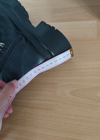 Zincir Detaylı Siyah Uzun Gotik Postal - Görsel 14