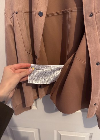 Zara Süet Ceket - Görsel 4