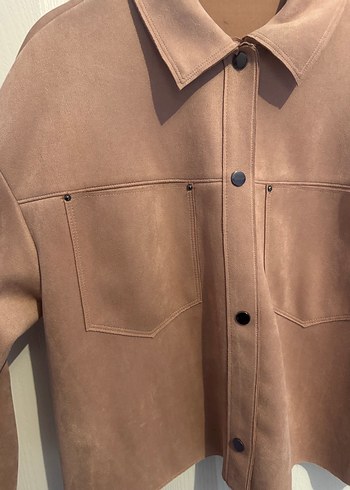 Zara Süet Ceket - Görsel 9