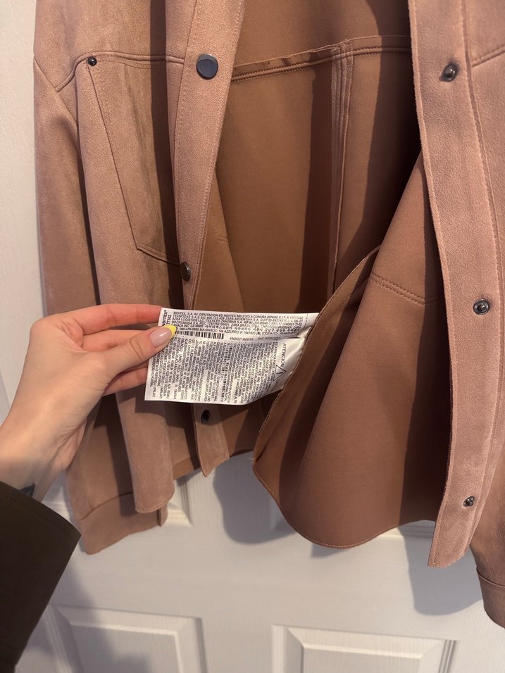 Zara Süet Ceket - Görsel 4