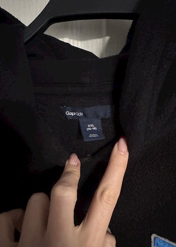 GAP Siyah Kapüşonlu Erkek Sweatshirt - Görsel 3