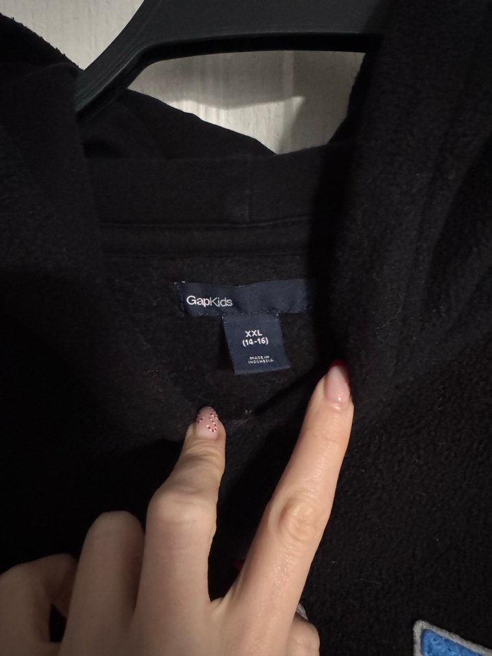 GAP Siyah Kapüşonlu Erkek Sweatshirt - Görsel 3