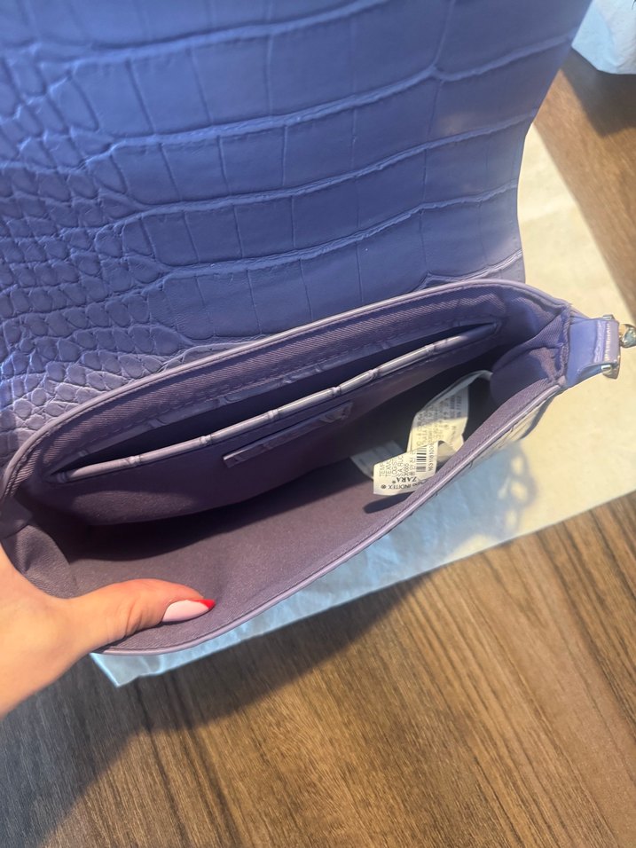 Zara Deri Çanta - Görsel 4