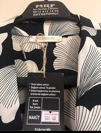 xl Beden siyah Renk çicekli gömlek