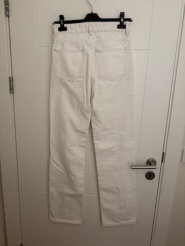 34 Beden beyaz Renk Zara beyaz jean kot pantolon