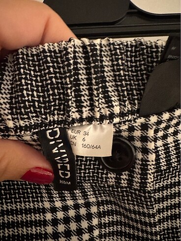 34 Beden siyah Renk H&M kumaş pantolon