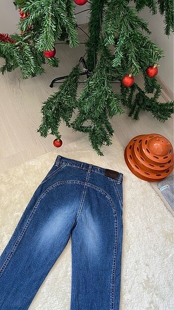 xs Beden lacivert Renk Vintage pantolon