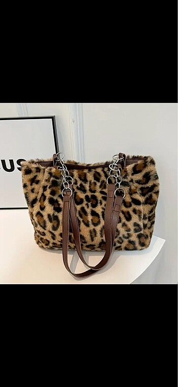 Shein Leoparlı Çanta