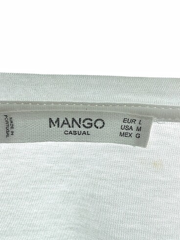 l Beden beyaz Renk Mango Bluz %70 İndirimli.