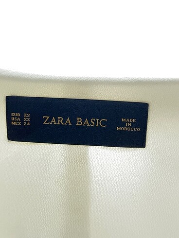xs Beden beyaz Renk Zara Yelek %70 İndirimli.