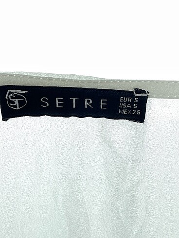s Beden beyaz Renk Setre Bluz %70 İndirimli.