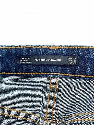 34 Beden mavi Renk Zara Jean / Kot %70 İndirimli.