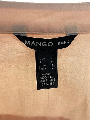 m Beden çeşitli Renk Mango Gömlek %70 İndirimli.