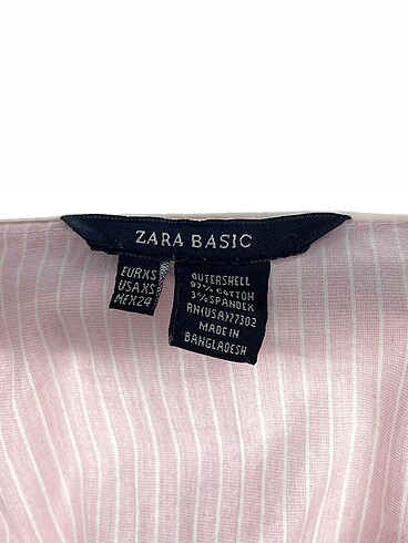 xs Beden pembe Renk Zara Gömlek %70 İndirimli.